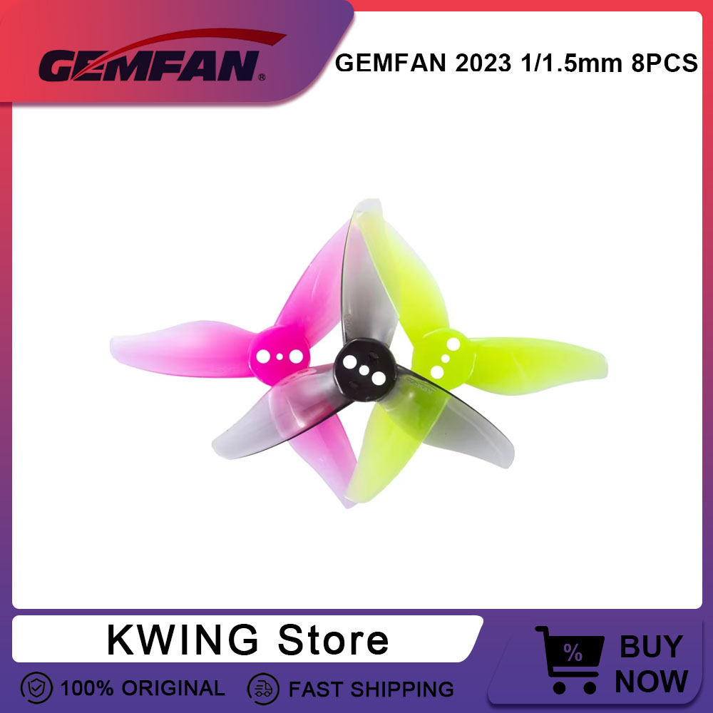 Rc Helicopter Blade - 8PCS Gemfan Hurricane 2023 2X2.3X3 3-Blade