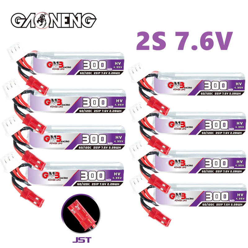 Rc Helicopter Battery - GAONENG GNB 2S 7.6V 300mAh 60C/120C