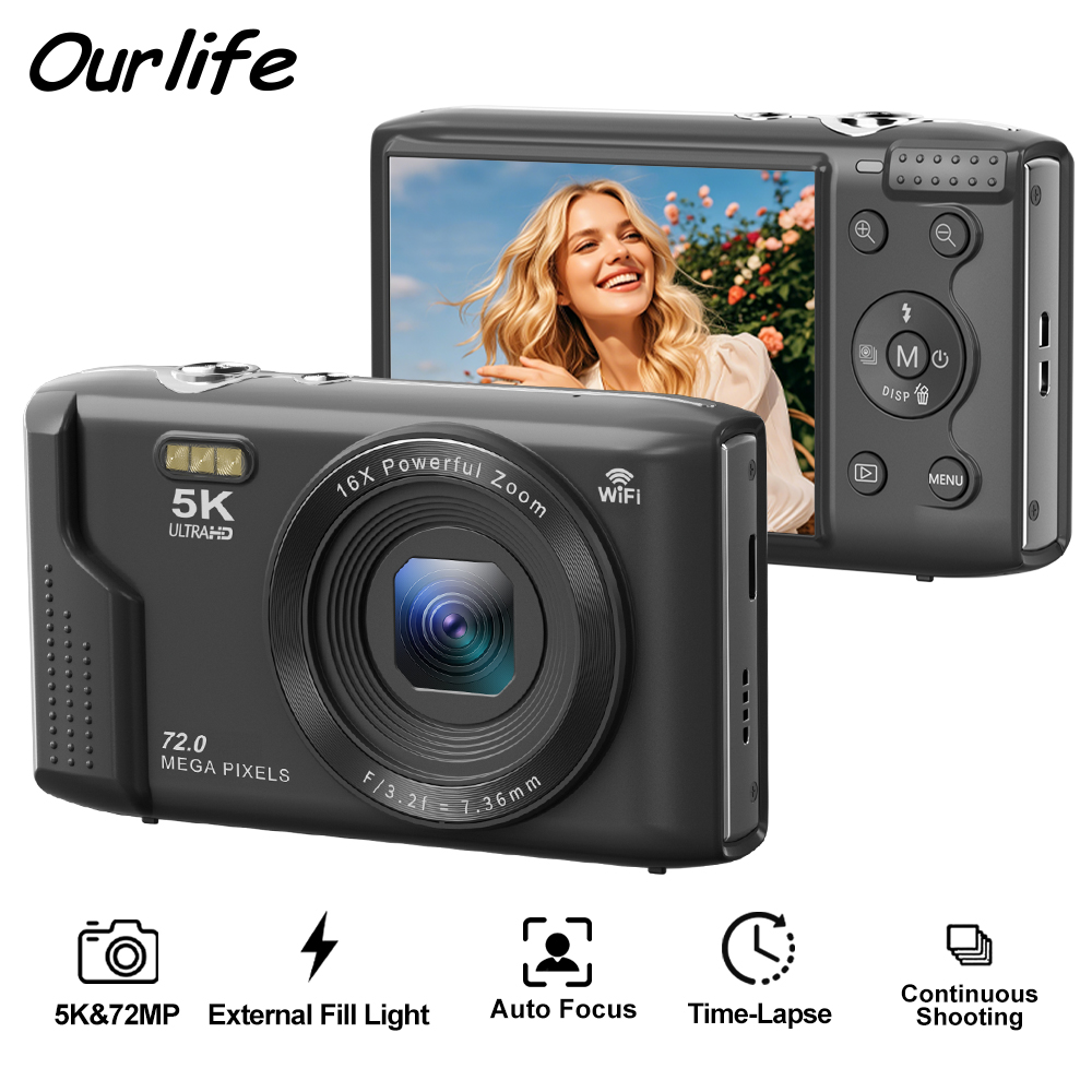 Ourlife Compact Digital Camera - đánh giá và giá Canon Camera Eos R50