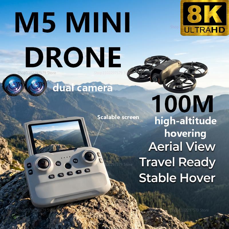 2026 New M5 Mini Drone 8K HD C - đánh giá và giá Rc Helicopter Electric