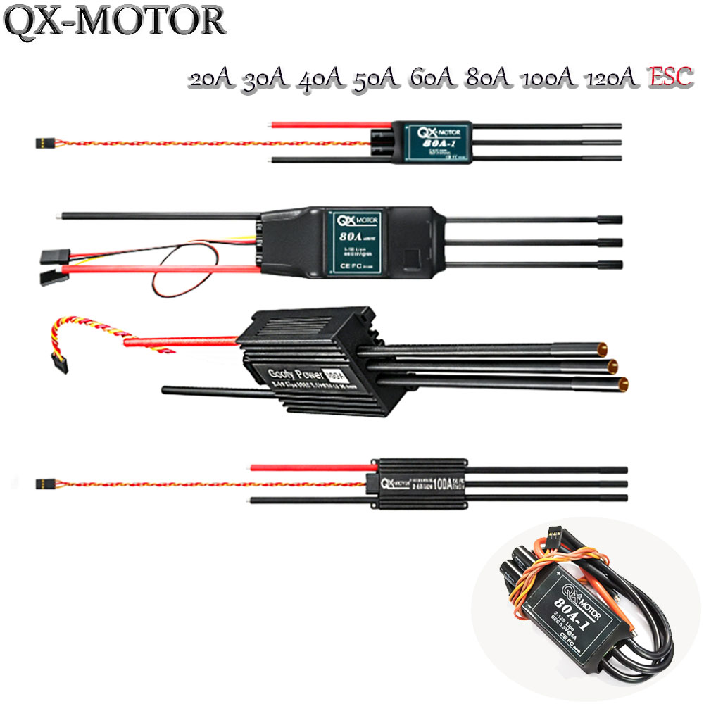 20A-120A Brushless ESC Speed C - đánh giá và giá Rc Helicopter Battery