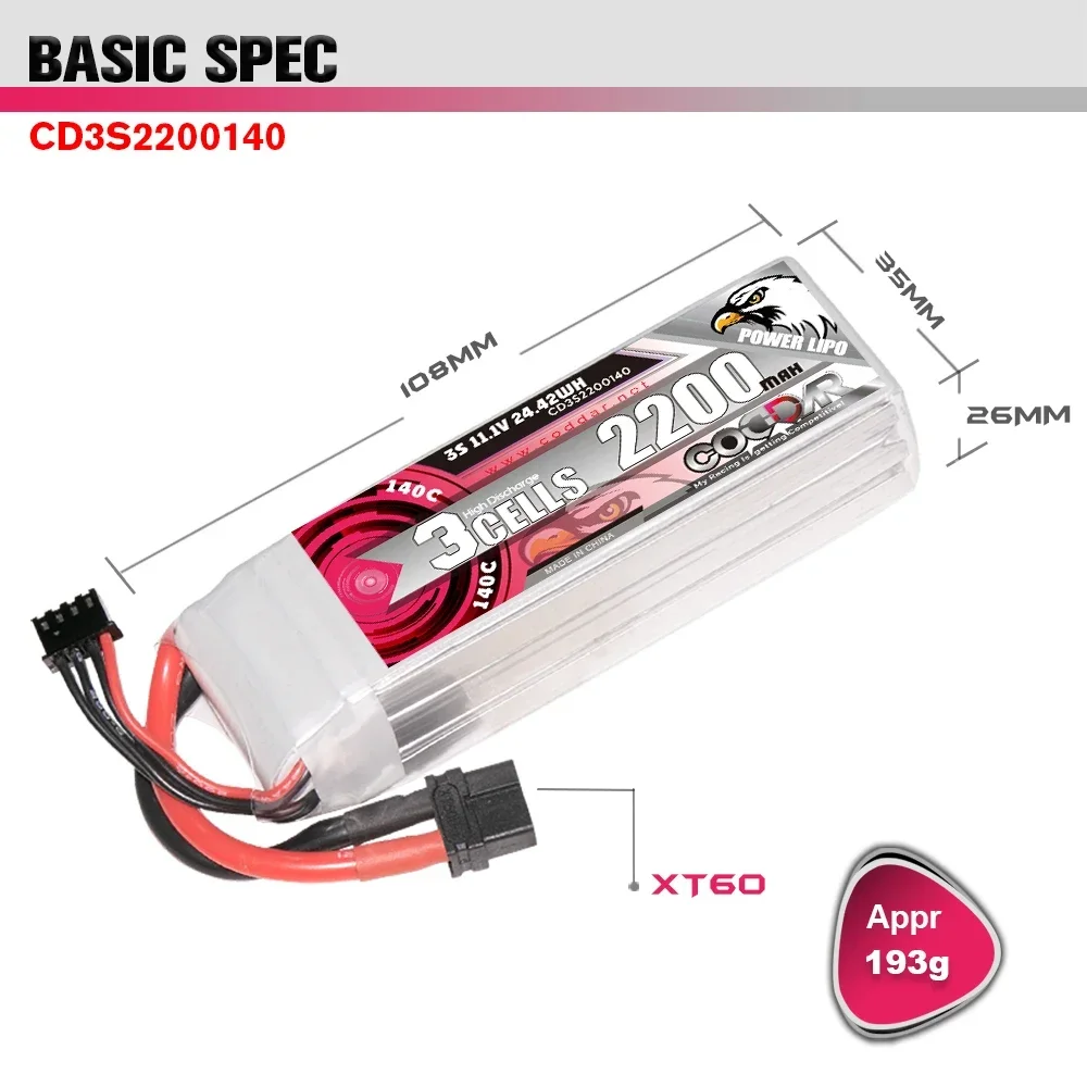 2200mAh 3S 11.1V Li-po Ba-tter - đánh giá và giá Rc Helicopter Case
