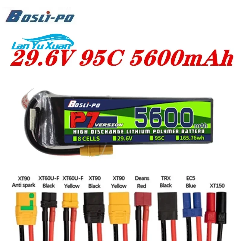 Bosli-po 8S 29.6V 5600m-Ah 95C - đánh giá và giá Rc Helicopter Case