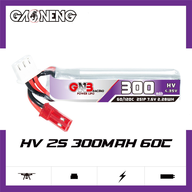 GAONENG GNB 2S 7.6V 300mAh 60C - đánh giá và giá Rc Helicopter Battery