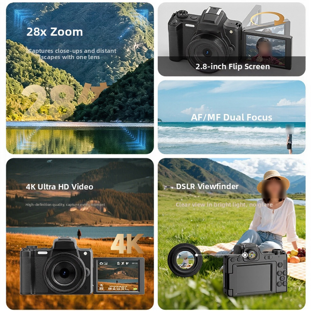 68MP HD Digital Camera DSLR Di - đánh giá và giá Canon Camera Eos R50